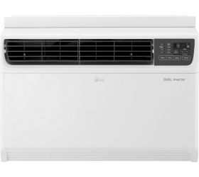 LG PW-Q12WUZA Convertible 4-in-1 Cooling 1 Ton 5 Star Window Dual Inverter HD Filter, Clean Filter Indicator AC with Wi-fi Connect - White , Copper Condenser image