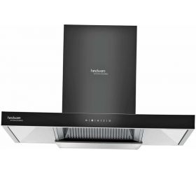 Hindware M20 ALICIA 90 HEAT AUTO CLEAN Auto Clean Wall Mounted Chimney BLACK 1200 CMH image