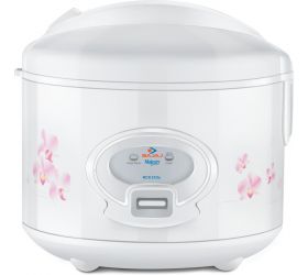 Bajaj RC-102 Majesty New RCX21 delux. Electric Rice Cooker with Steaming Feature 1.8 L, White image