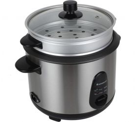 Wonderchef Prato Electric Rice Cooker 8904214707194 Electric Rice Cooker with Steaming Feature 1.8 L, Silver and Black image