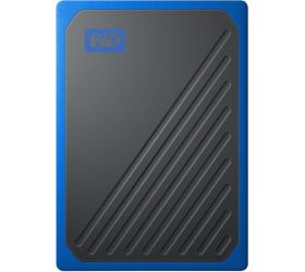 WD WDBMCG0010BBT-WESN My Passport Go 1 TB External Solid State Drive Blue, Black image