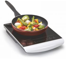 GLEN GL Induction Cooker 3074 Induction Cooktop White, Touch Panel image