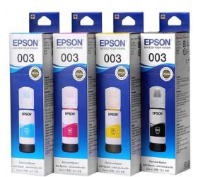 Epson EP 003 EP-003-SET Black + Tri Color Combo Pack Ink Bottle image