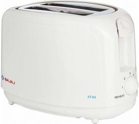 BAJAJ 2 SLICE 750 W Pop Up Toaster White image