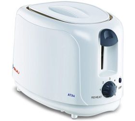 BAJAJ 2Slice 750Watts High Quality ATX4 auto 750 W Pop Up Toaster White image