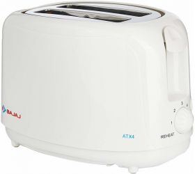BAJAJ ATX, 750 W Pop Up Toaster White image