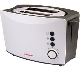 Butterfly ST 01 800 W Pop Up Toaster White, Grey image