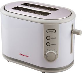 Butterfly ST 03 800 W Pop Up Toaster White, Grey image