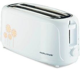 Morphy Richards AT 402 1400 W Pop Up Toaster White image