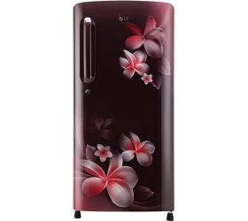 LG 190 L Direct Cool Single Door 4 Star 2020 Refrigerator Scarlet Plumeria, GL-B201ASPY image
