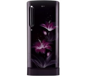 LG 190 L Direct Cool Single Door 5 Star Refrigerator with Base Drawer Purple Glow, GL-D201APGZ image