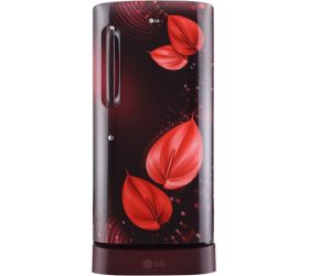 LG 215 L Direct Cool Single Door 3 Star Refrigerator with Base Drawer Scarlet Victoria, GL-D221ASVD image