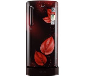 LG 215 L Direct Cool Single Door 5 Star Refrigerator with Base Drawer Scarlet Victoria, GL-D221ASVZ image