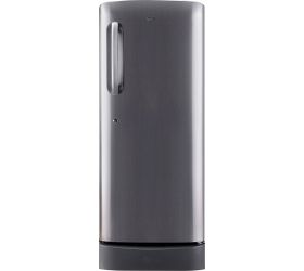 LG 235 L Direct Cool Single Door 3 Star Refrigerator with Base Drawer Shiny Steel, GL-D241APZD image