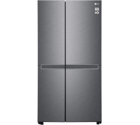 LG 688 L Frost Free Side by Side Inverter Technology Star Refrigerator Dark Graphite Steel, GC-B257KQDV image