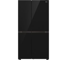 LG 694 L Frost Free Side by Side Inverter Technology Star Refrigerator Black Mirror, GC-B257UGBM image