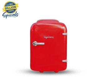 Lifelong 4 L Thermoelectric Cooling Single Door Refrigerator Red, LLPR04R image
