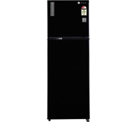 realme TechLife 340 L Frost Free Double Door 3 Star Refrigerator Black Uniglass, 340JF3RMBG image