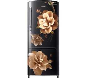 SAMSUNG 192 L Direct Cool Single Door 3 Star Refrigerator Camellia Black, RR20A272YCB/NL image