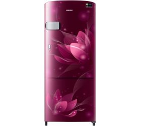 Samsung 192 L Direct Cool Single Door 4 Star 2020 Refrigerator Saffron Red, RR20T1Y2XR8/HL image