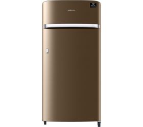 Samsung 198 L Direct Cool Single Door 3 Star 2020 Refrigerator Luxe Gold, RR21T2G2YDU/HL image