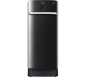 SAMSUNG 220 L Direct Cool Single Door 3 Star Refrigerator Luxe Black, RR23A2K3YBX/HL image