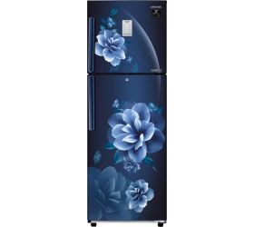 Samsung 253 L Frost Free Double Door 3 Star 2020 Convertible Refrigerator Camellia Blue, RT28T3953CU/HL image