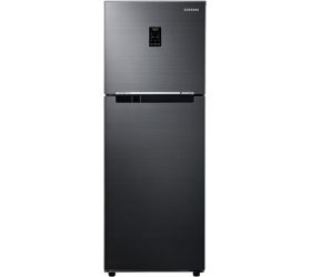SAMSUNG 253 L Frost Free Double Door 3 Star Refrigerator Luxe Black, RT28A3743BX/HL image