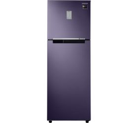 Samsung 275 L Frost Free Double Door 2 Star 2020 Refrigerator Pebble Blue, RT30T3422UT/NL image