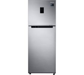 Samsung 324 L Frost Free Double Door 3 Star 2020 Convertible Refrigerator Elegant Inox, RT34T4513S8/HL image