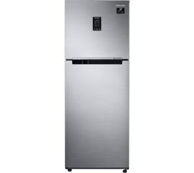 SAMSUNG 324 L Frost Free Double Door 3 Star Convertible Refrigerator Real Stainless, RT34T4533SL/HL image