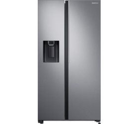 SAMSUNG 676 L Frost Free Side by Side Inverter Technology Star Refrigerator Silver, RS74R5101SL image