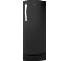 Whirlpool 200 L Direct Cool Single Door 4 Star 2020 Refrigerator with Base Drawer Argyle Black, 215 IMPRO ROY 4S INV ARGYLE BLACK image