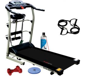 Healthgenie 6in1 with Massager, Tummy Twister,Dumbbells, Resistant Tubes & Silicone Lubricant 550ml Treadmill image