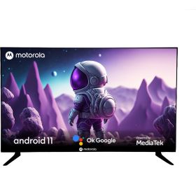 MOTOROLA 32HDADMWKBE Envision 80 cm 32 inch HD Ready LED Smart Android TV with Android 11, Bezel-Less Design and Dolby Audio 2023 image