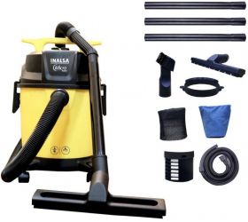 Inalsa Micro WD10 Wet & Dry Vacuum Cleaner Black, Yellow image