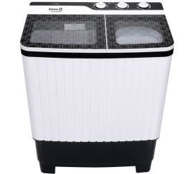 InnoQ IQ-78TURBO-IGS 7.8 kg Semi Automatic Top Load Washing Machine Black, White image