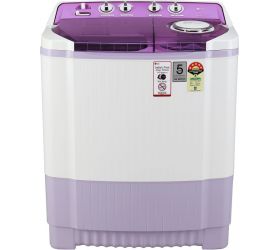 LG P7535SMMZ 7.5 kg 5 Star Rating Semi Automatic Top Load Pink, White image